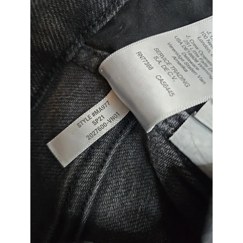 Madewell Size 28 High Rise Skinny Jeans Charcoal Stretch Denim 10
